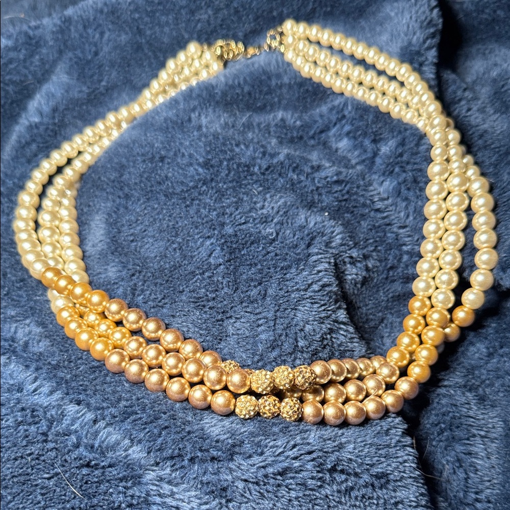 Elegant Mix Strand Pearl Necklace